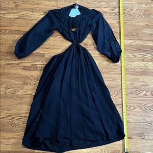 H&M Black Long Sleeve Dress